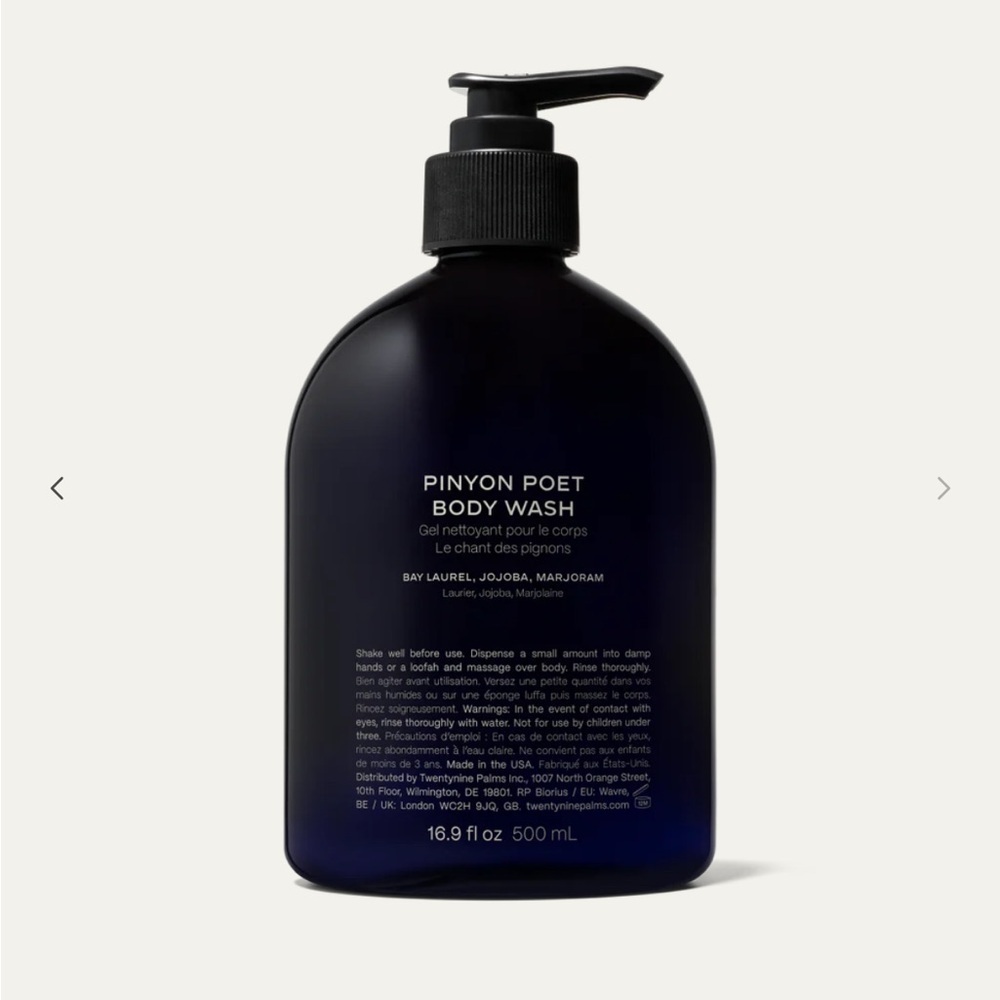 Twentynine Palms Jared Leto Pinyon Poet Body Wash 500ml - Picture 1 of 2